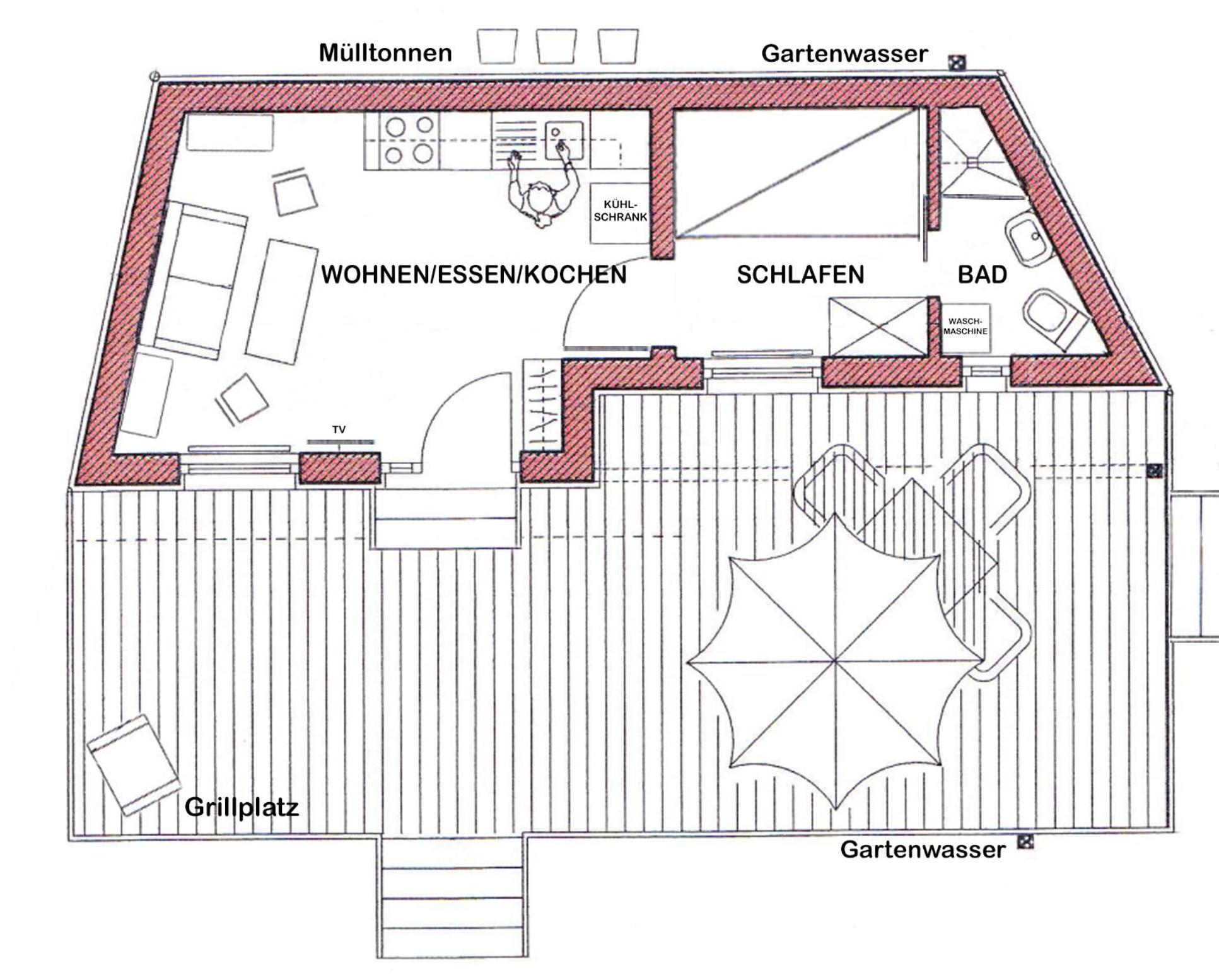 Ferienhaus Manoury Am Klosterbrunnen Waldeck  Exteriör bild